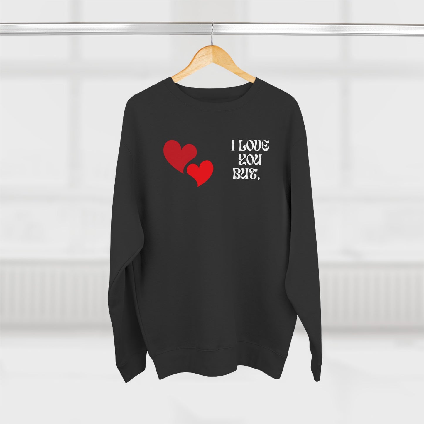 Black Mens crew-neck